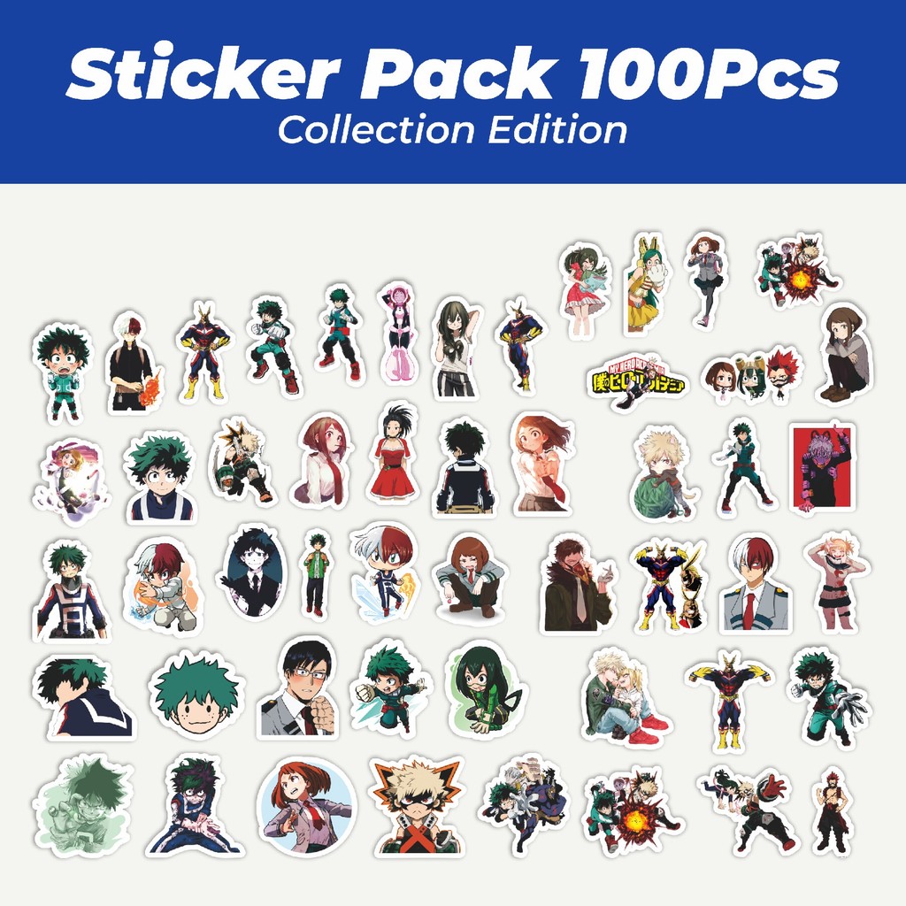 

Hot Stiker Anime My Hero Academia Japan Anime V3 Lucu Anti Air Stikers Berperekat Waterproof Sticker Decal Buat Motor Helm Buku Journal Koper Casing HP Laptop Botol Minum
