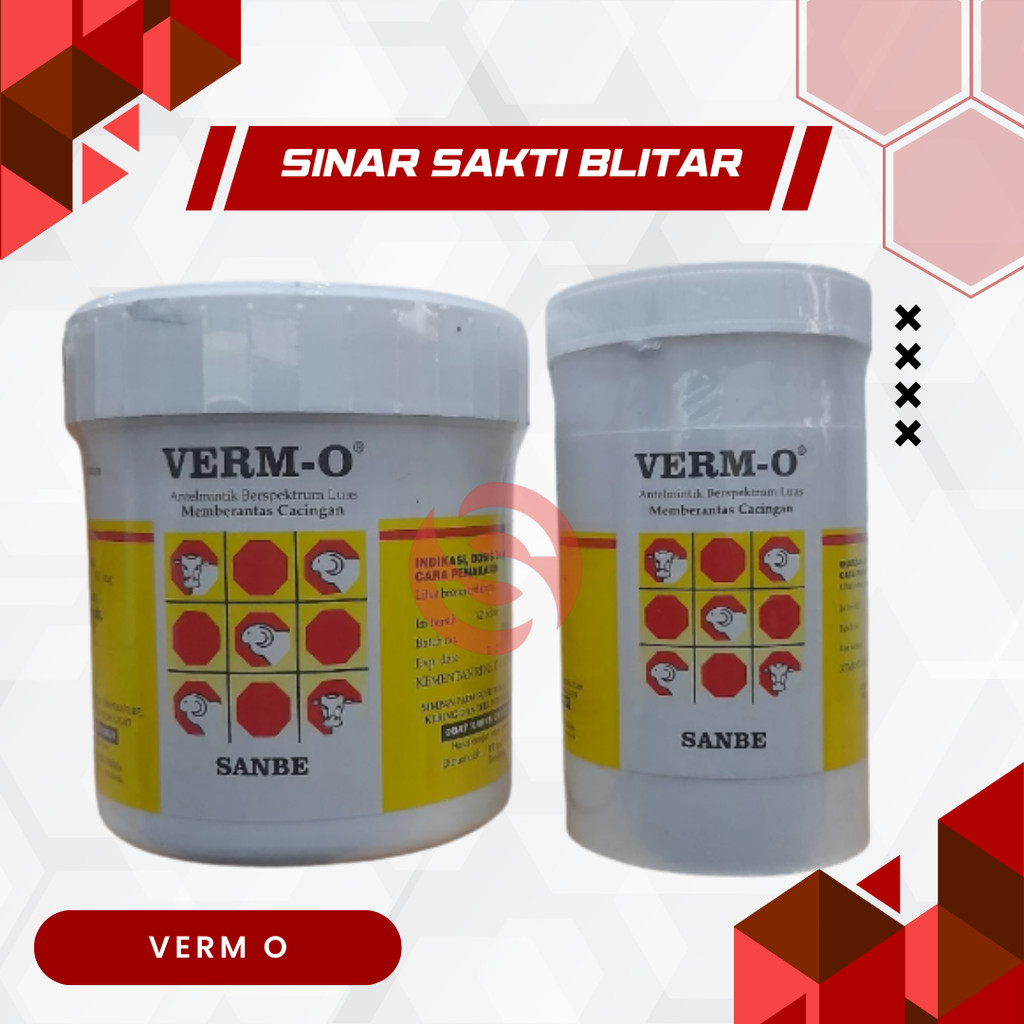 VERM O KEMASAN 12 BOLUS MENCEGAH CACING HEWAN