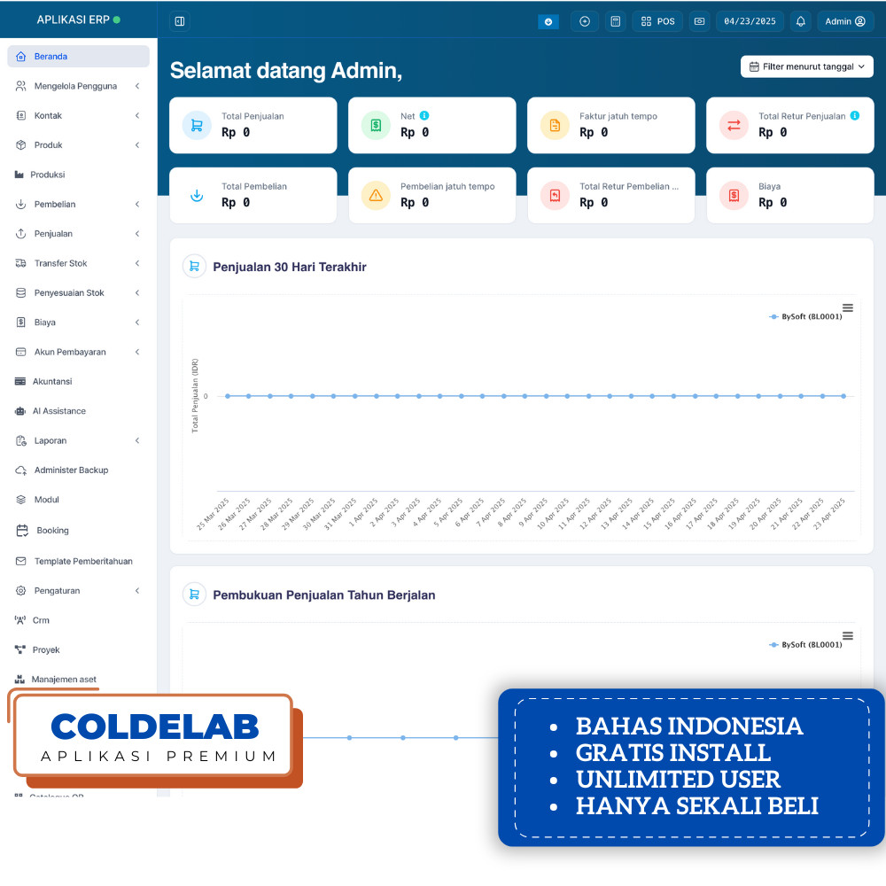 Source Aplikasi ERP Penjualan Pembelian Gudang Akuntansi Lengkap PHP Laravel