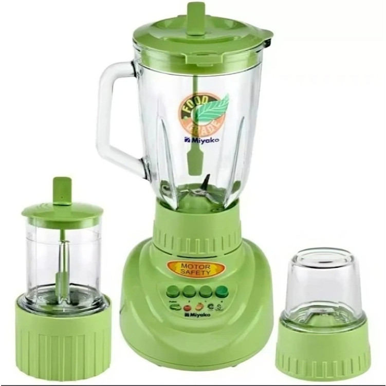 MIYAKO Blender Listrik 300W BL-152GF Kaca 1,5 Liter 300 W / Blender Miyako Gelas Kaca BL152GF 1,5L
