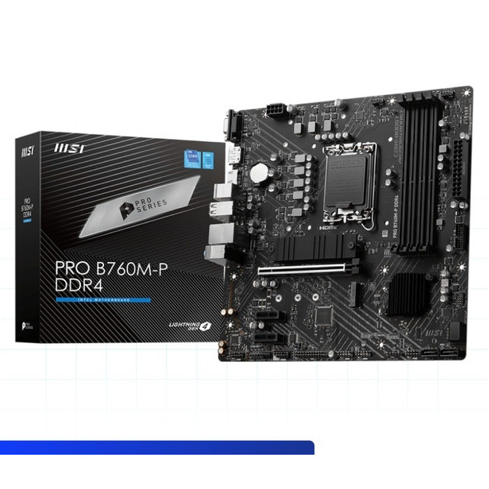 Motherboard MSI PRO B760M-P DDR4 Intel B760 LGA 1700