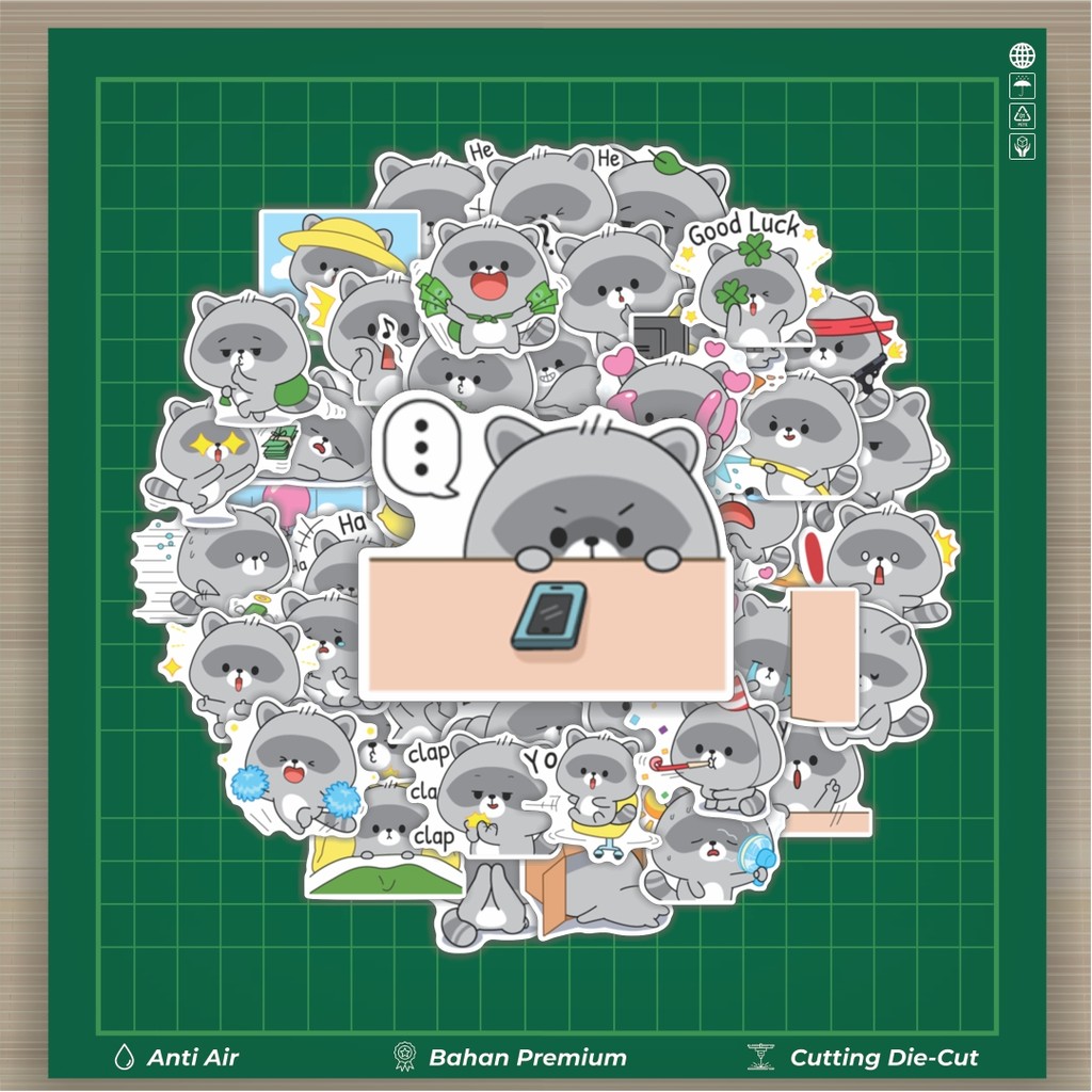 

HOT 50 PCS STIKER Stiker Tiny Ear Ronron Stiker Fashion Cars Decal Dingin Kartu Album Custom Vinyl Anti Air- Sticker Aesthetic Buku Journal Koper Casing HP Tablet Laptop Helm Motor Botol Minum