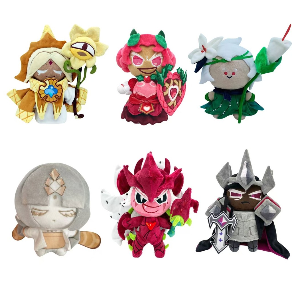 Cookie Run Kingdom Plush Shadow Milk Kingdom Pure Vanilla Cookie Toy White Lily Cookie Run Kingdom P