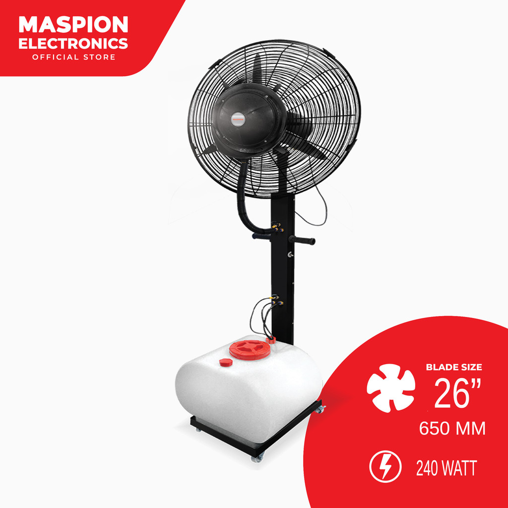 Maspion Kipas Angin Power Stand Fan dengan Pengkabut MH-650 S