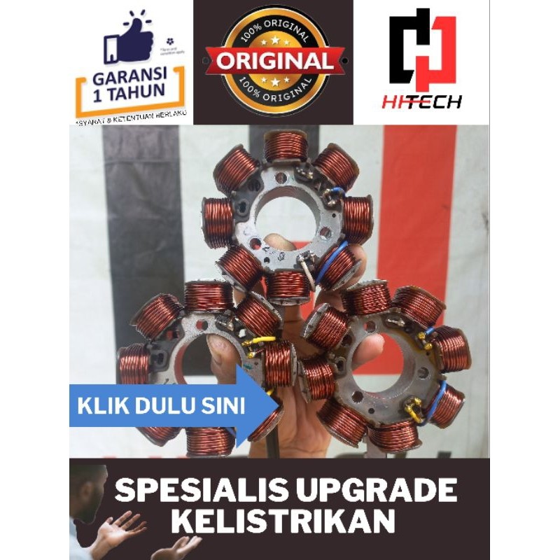 - - SPUL FULLWAVE NINJA R S SS RR KRR ZX ORIGINAL UPGRADE TEMBAGA ASLI BAWAAN PABRIK