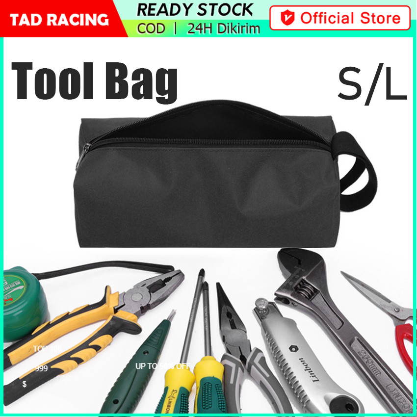 Tas Tools Bag Toolbag Kecil Tahan Air Serbaguna Tas Alat Perkakas Obeng Tang Kunci Pas Bag / Tas Per
