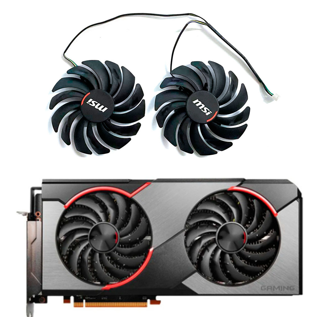 New graphics card cooling fan 95MM 4pin PLD10010S12HH suitable for MSI RX 5700 5600 XT GAMING X grap