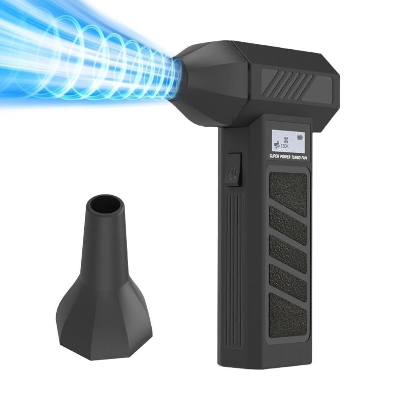 130000RPM Electric Air Blower Jet Fan Brushless Motor Rechargeable Powerful