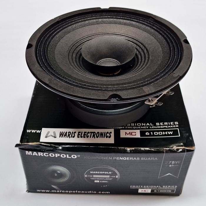 Speaker 6 inch Middle Marcopolo MC 6100HW 275Watt Berkualitas