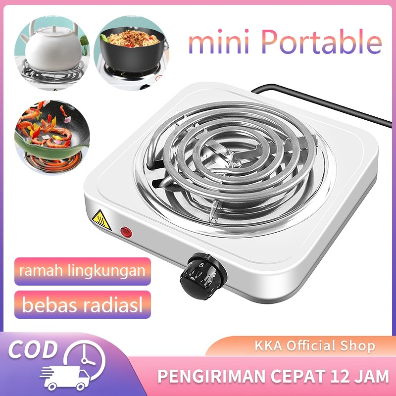 ELECTROMART kompor listrik Portable low watt kompor 1 tungku kompor listrik mini