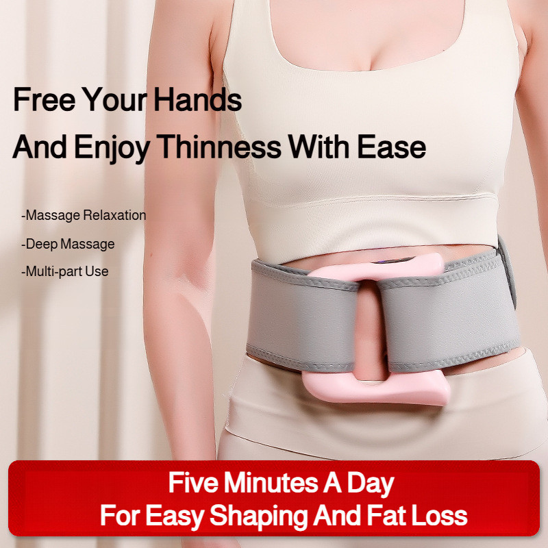 Fitness Sports Massager Mini Vibrating Yoga Ring Fast Fat Burning Rechargeable Model No Assembly