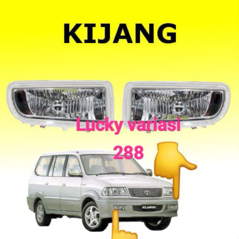 Fog Lamp Lampu Kabut Kijang 2000 2001 2002 Fog Lamp LGX LSX LX
