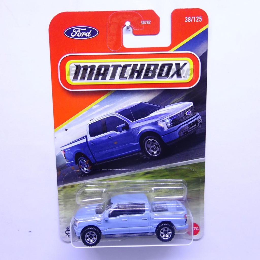 Matchbox 2022 Ford F-150 Lightning Biru Muda