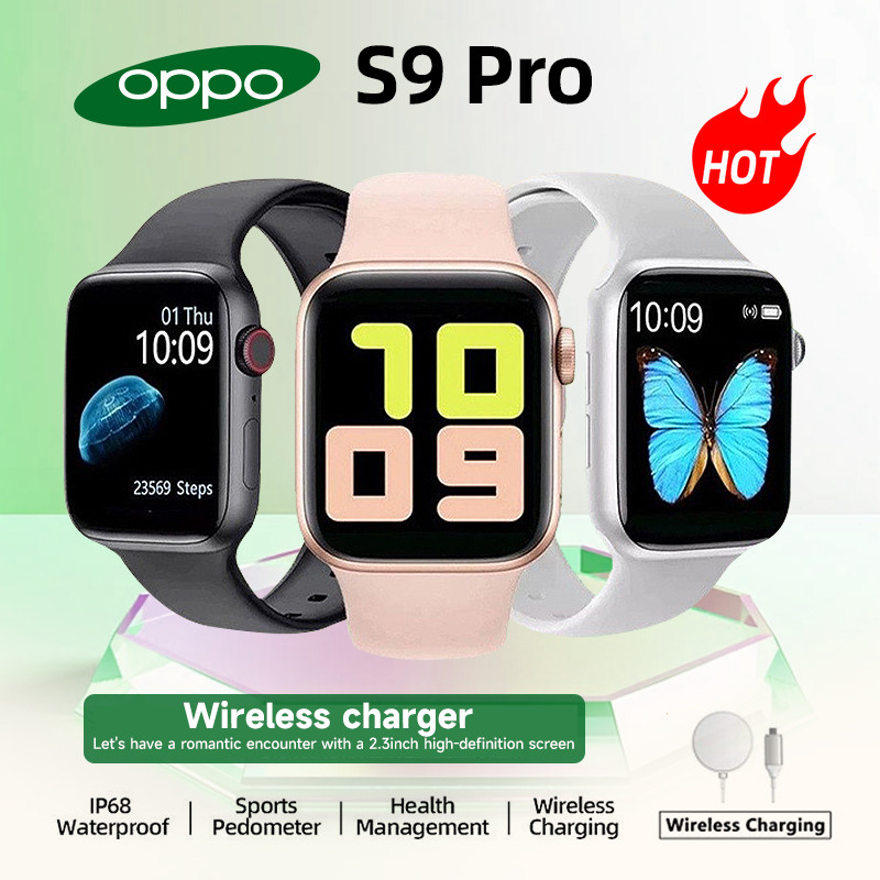 [COD 100%ORI ] OPPO Smartwatch Watch S9 2.3 Inci Full Screen GPS NFC Bluetooth Call Waterproof Smart