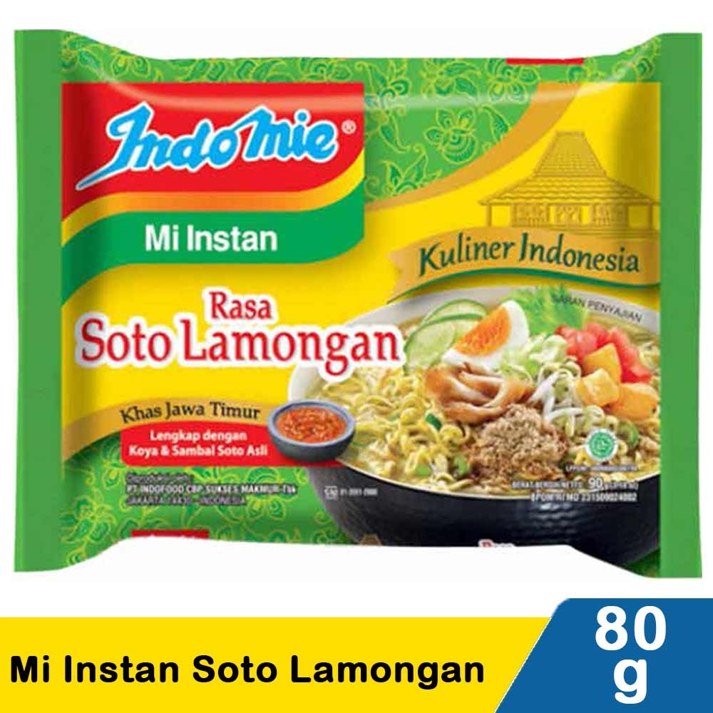 INDOMIE MIE INSTANT SOTO LAMONGAN 80g