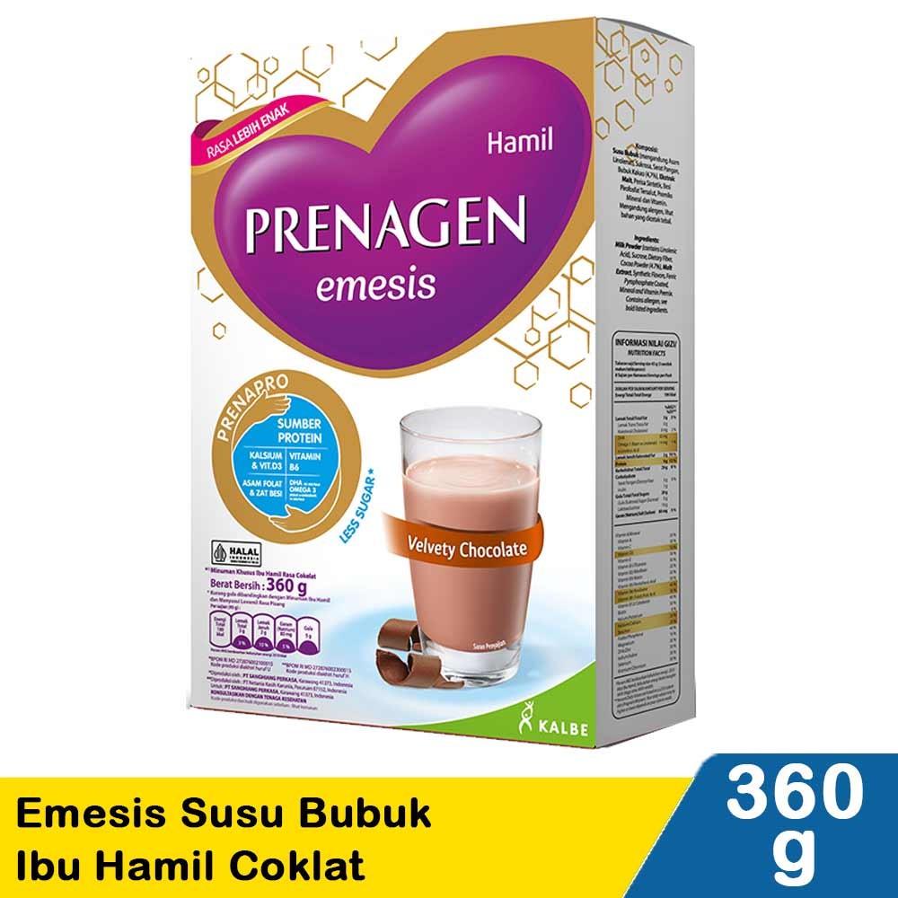 PRENAGEN MOMMY EMESIS SUSU BUBUK IBU HAMIL COKLAT 360g
