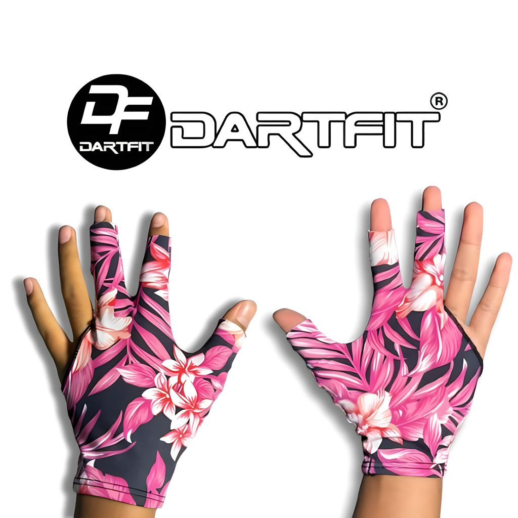 Sarung tangan kiri billiard spandex lycra Sarung Tangan Biliar Motif Jepang Bunga Sakura full motif 