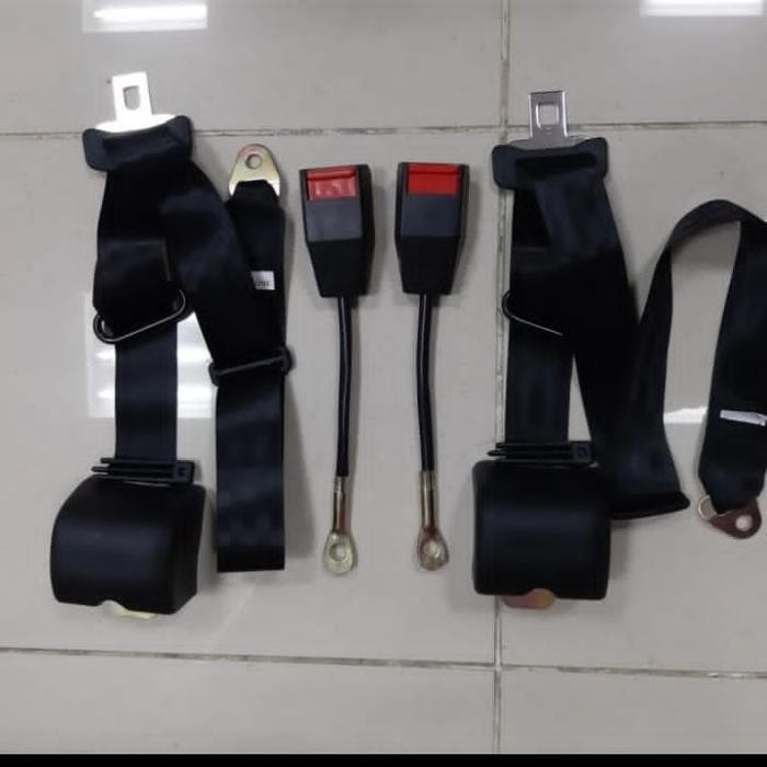 Safety belt Otomatis / sabuk pengaman Cherokee i20 i10 Outlander  - Hitam