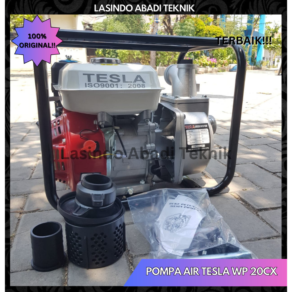 SPESIAL PROMO CUCI GUDANG TESLA WP20CX 2" Wp30Cx 3" Mesin Air/Pompa Alkon/Sawah/Water Pump WP 20 CX 