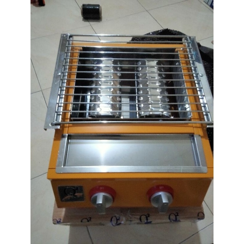 panggangan sosis 2 tungku gas