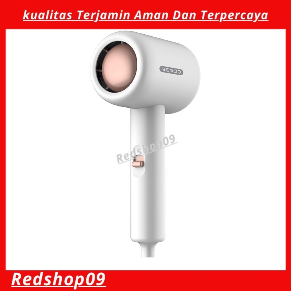 Memoo Hair Dryer Travel 600 Watt - Putih/pink/Hair Dryer