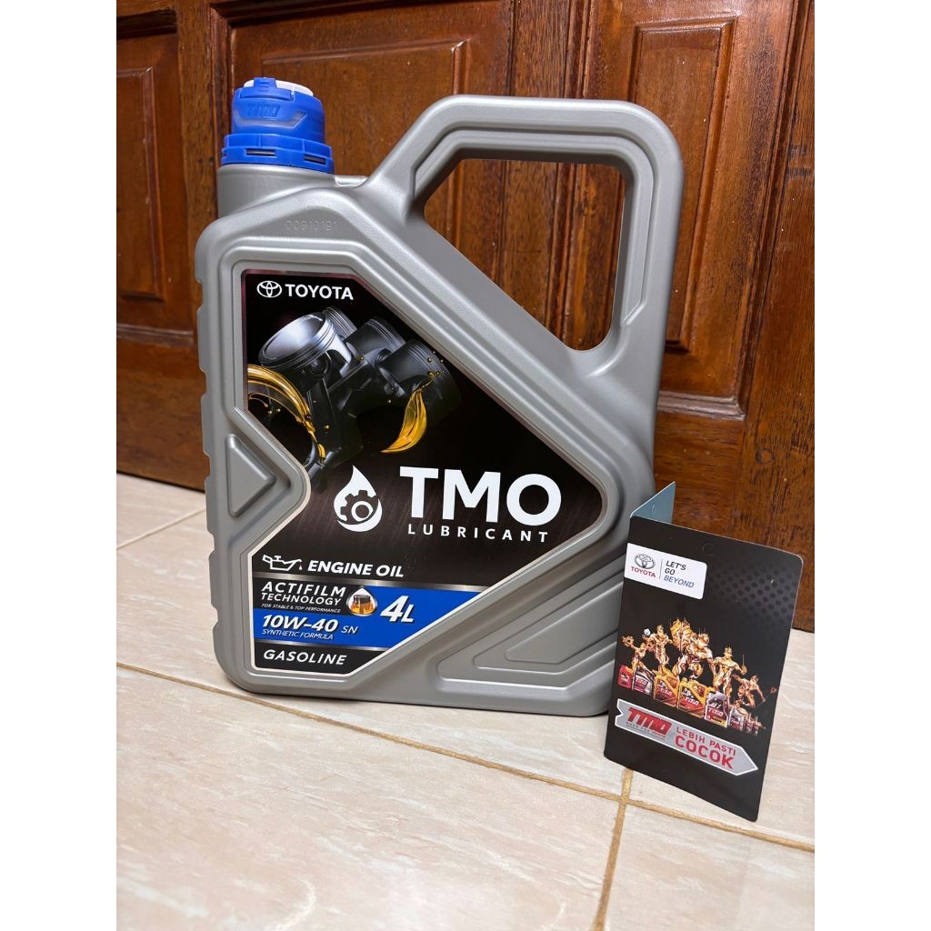 oli toyota TMO bensin (gasoline) 10w-40 4L | Oli mesin mobil TMO BENSIN | TOYOTA TMO BENSIN