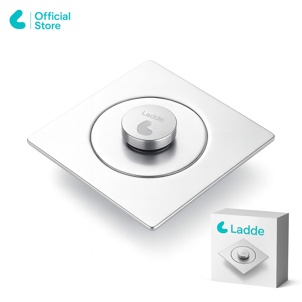 Ladde - Floor Drain Injak Stainless Drainase Kamar Mandi Anti Bau