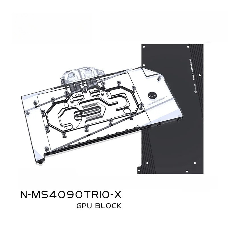 GPU Block for MSI RTX 4090 Suprim X / RTX4090 GAMING X TRIO 24G Video Card Water Cooling / Copper Ra
