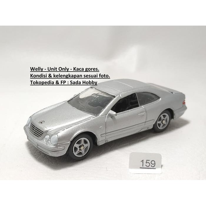 HW  Diecast Welly Mercedes Benz CLK 230 Silver Unit Only