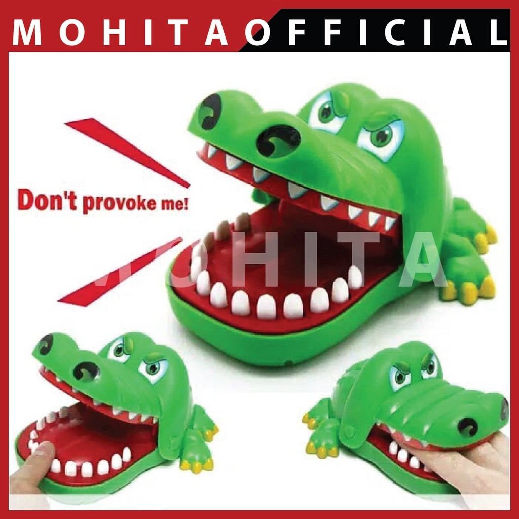 crocodile dentist/dentist crocodile/buaya gigit/mainan buaya/buaya gigit jari/mainan buaya gigit jar