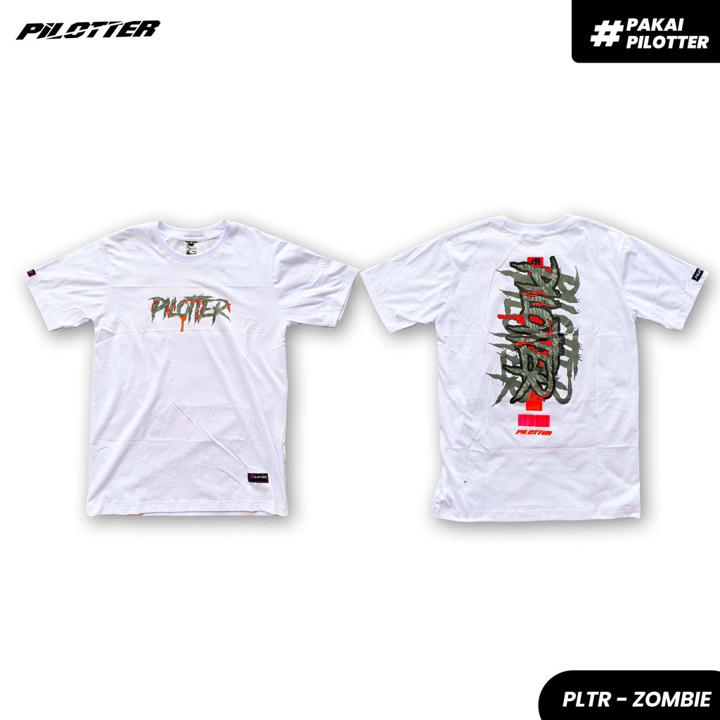 (COD) Pilotter Kaos Zombie Original Free Sticker