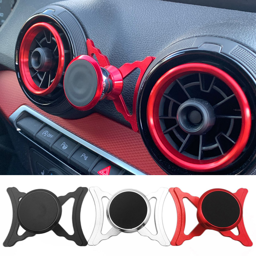Car Phone Holder For Au Q2 SQ2 GAB Air Vent Magnetic Mount Car Styling Bracket GPS Stand 360 Degree 