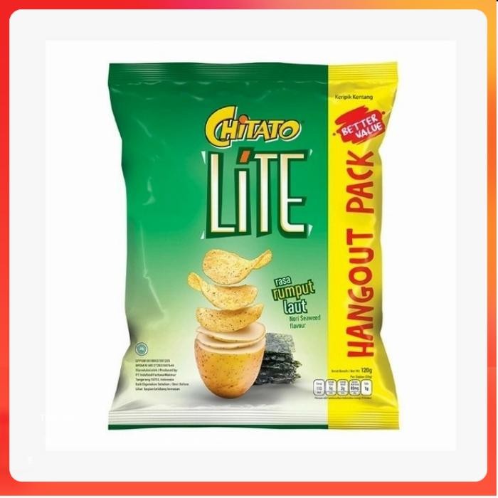 Chitato lite rasa rumput laut 120gr camilan ringan