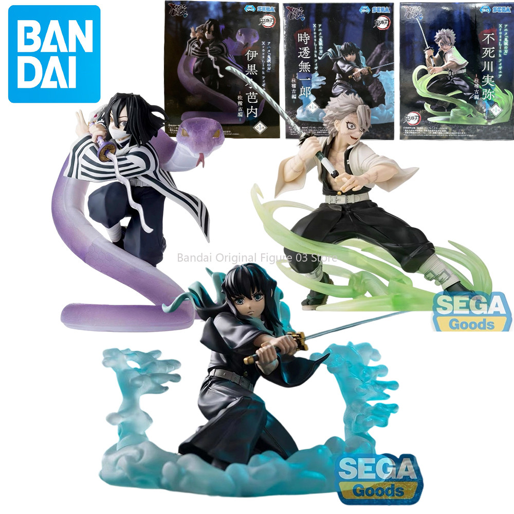 al SEGA Xross Link Demon Slayer Shinazugawa Sanemi Iguro Obanai Tokitou Muiirou Anime Figure Action 