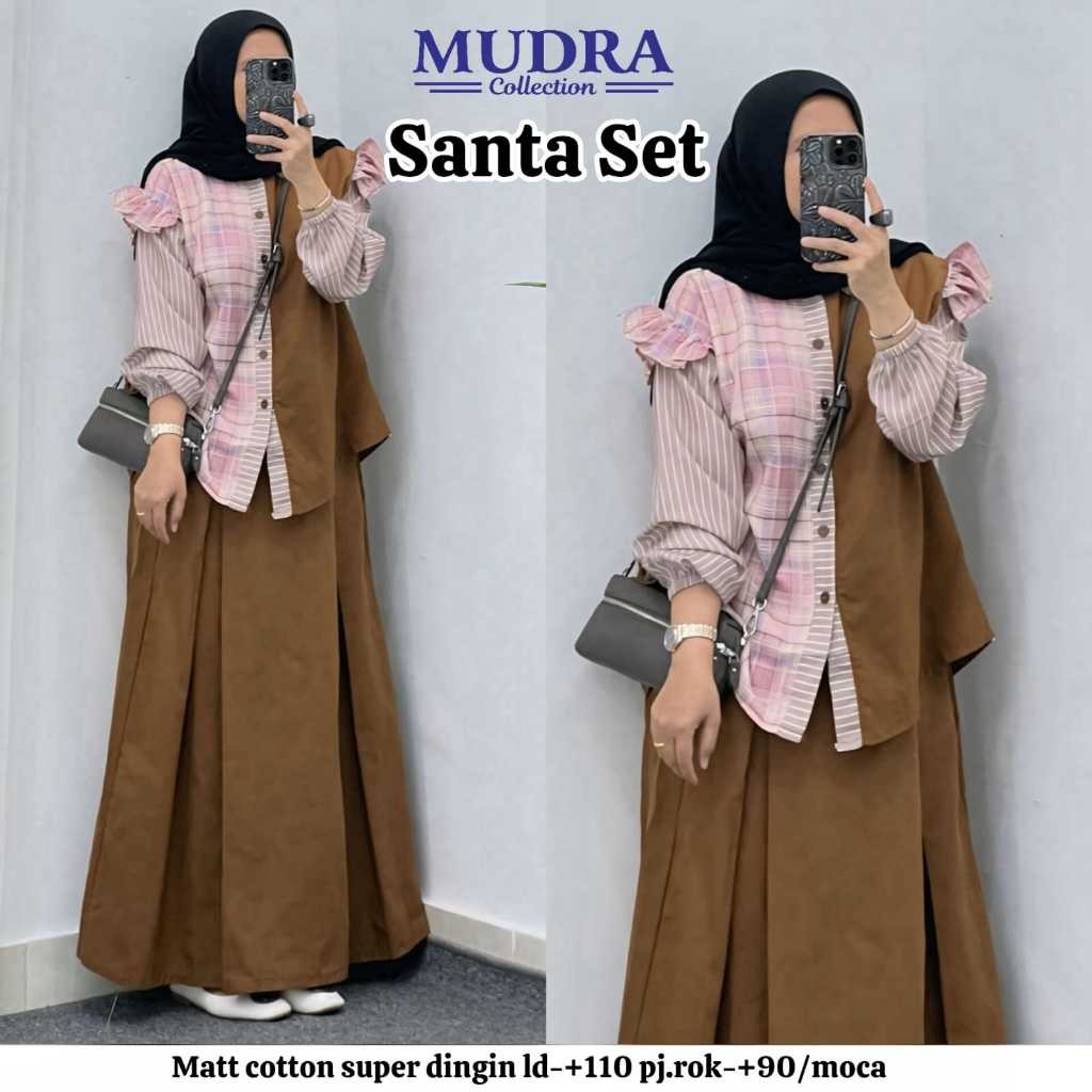 Fashion Wanita HQ SANTA SET  From MuDRa
