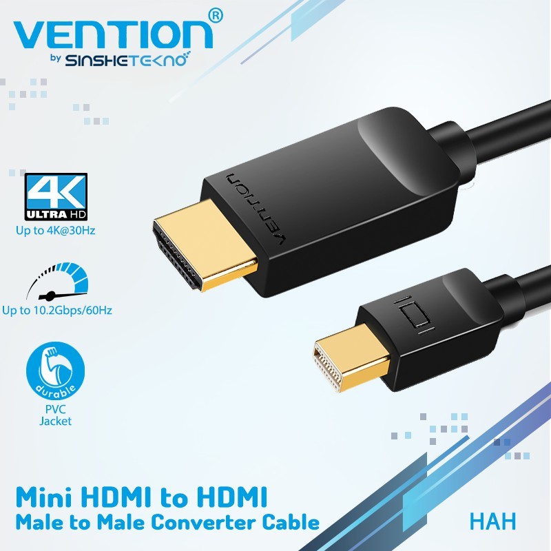 Vention Kabel Mini DP DisplayPort to HDMI