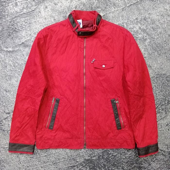 Jaket work PERRY ELLIS merah jaket casual bagus size M