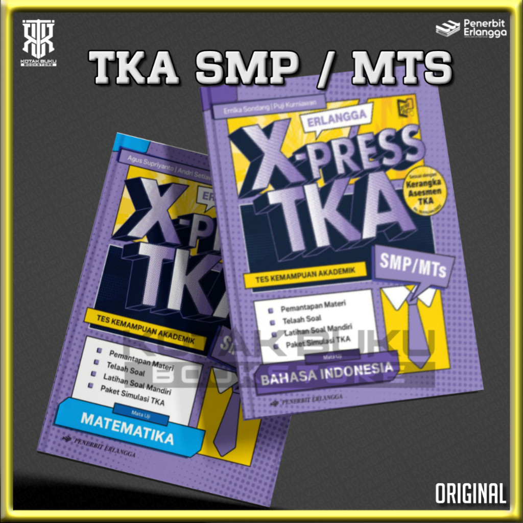 ( ERLANGGA ) Xpress TKA SMP / MTS 2026 / TKA SMP 2026 / TKA SMP / Kurikulum Merdeka