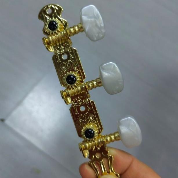 Dryer puteran / tuning peg gitar akustik nylon classic gold