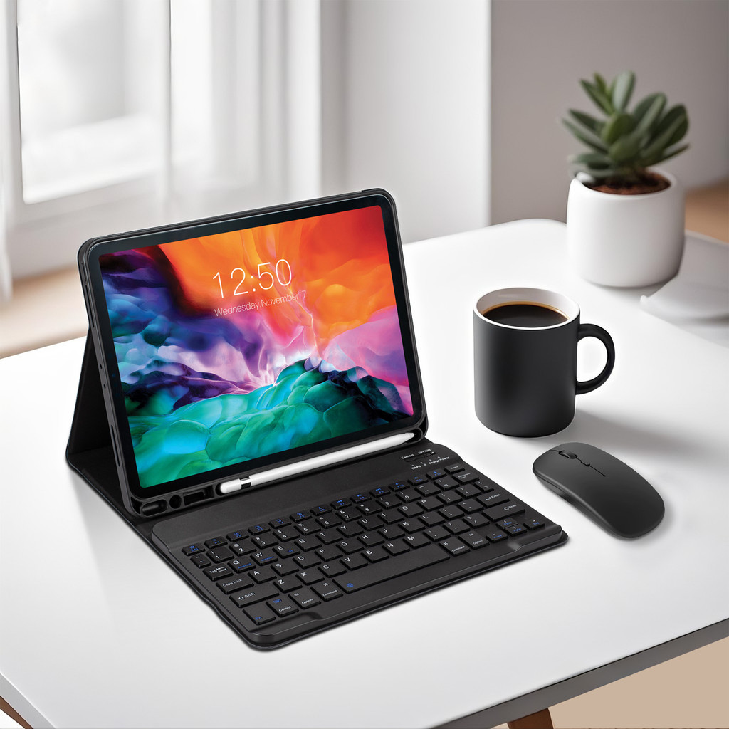 Bluetooth Wireless Keyboard Mouse Rechargeable For Mobile Phones Tablet For Android ios Windows 10 i