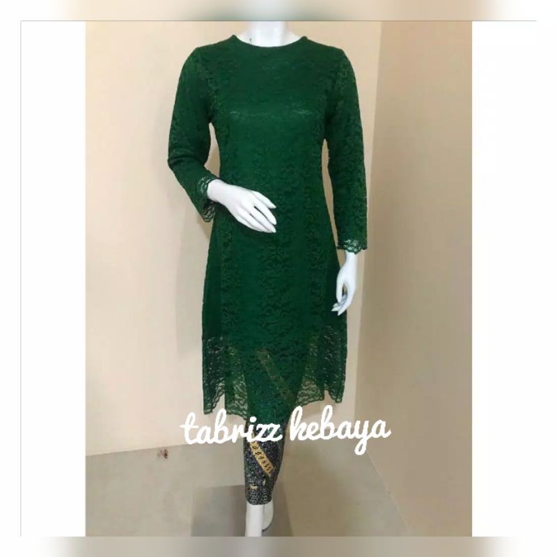 realpictt kebaya tunik brukat /atasan tunik brokat /kebaya brokat /kebaya