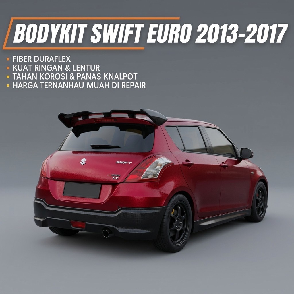 bodykit swift 2013-2017 body kit all new swift euro 2013-2017