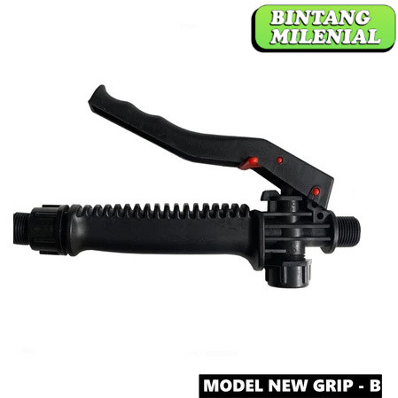 Stop Kran - Handle Tangan Sambungan Ke Stik Semprotan Pertanian 18mm ke 18mm Model GERIGI