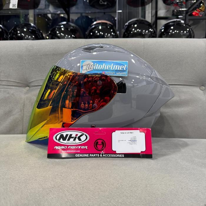 Visor Iridium Red dan Blue NHK S1 GP Pro Original PNP R1 Max R1 Elite - Blue