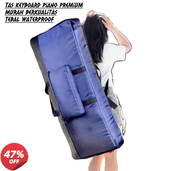 Tas Keyboard Piano Murah Lapis Busa Tebal Import Waterproof Semua Merk Orgen Tunggal