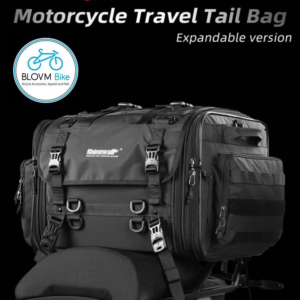Tail Bag Motor Rhinowalk MTR4080 Tas Motor 60-80L Tail Seat Bag Rain Cover