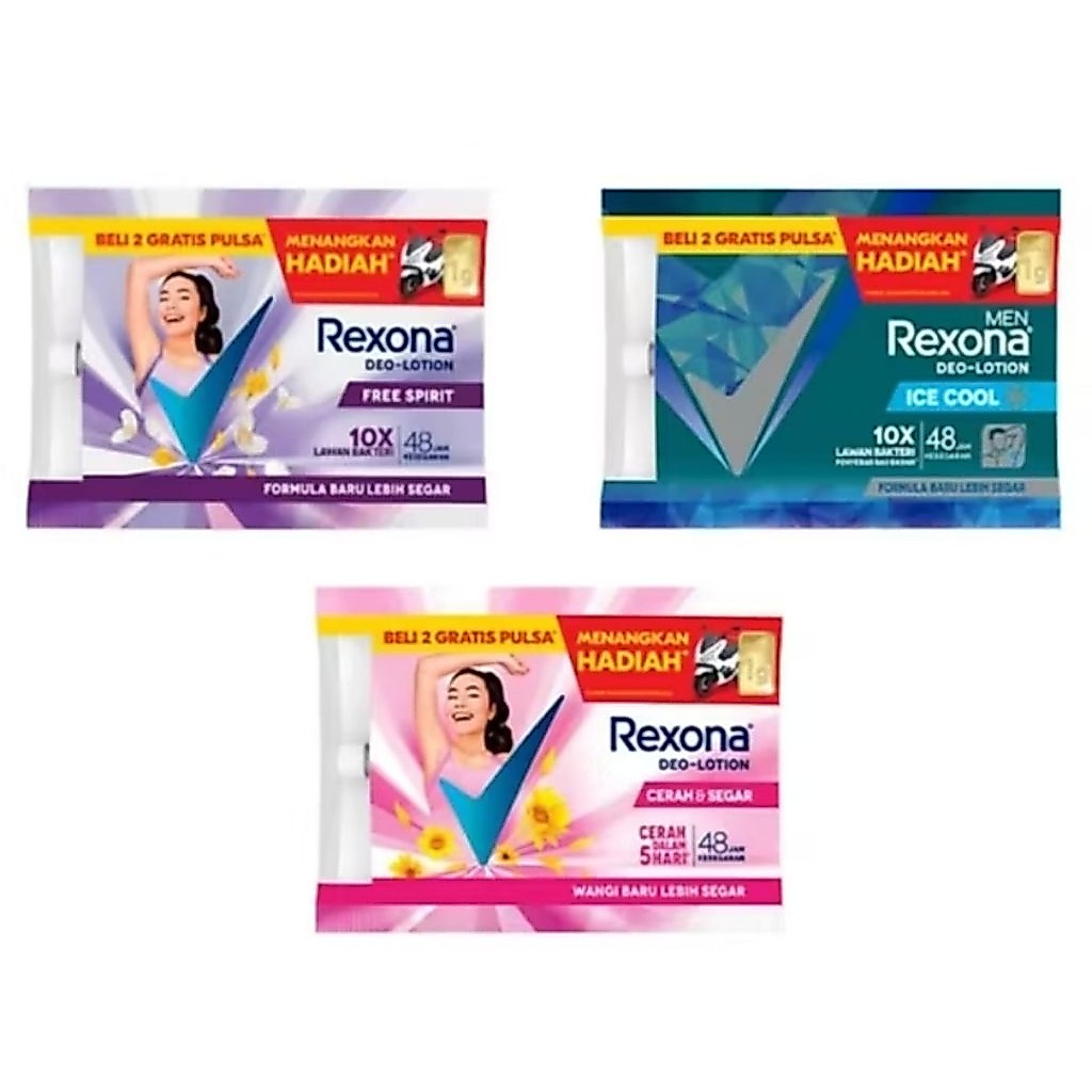 Rexona Sachet, Renceng || Rexona Deo Lotion