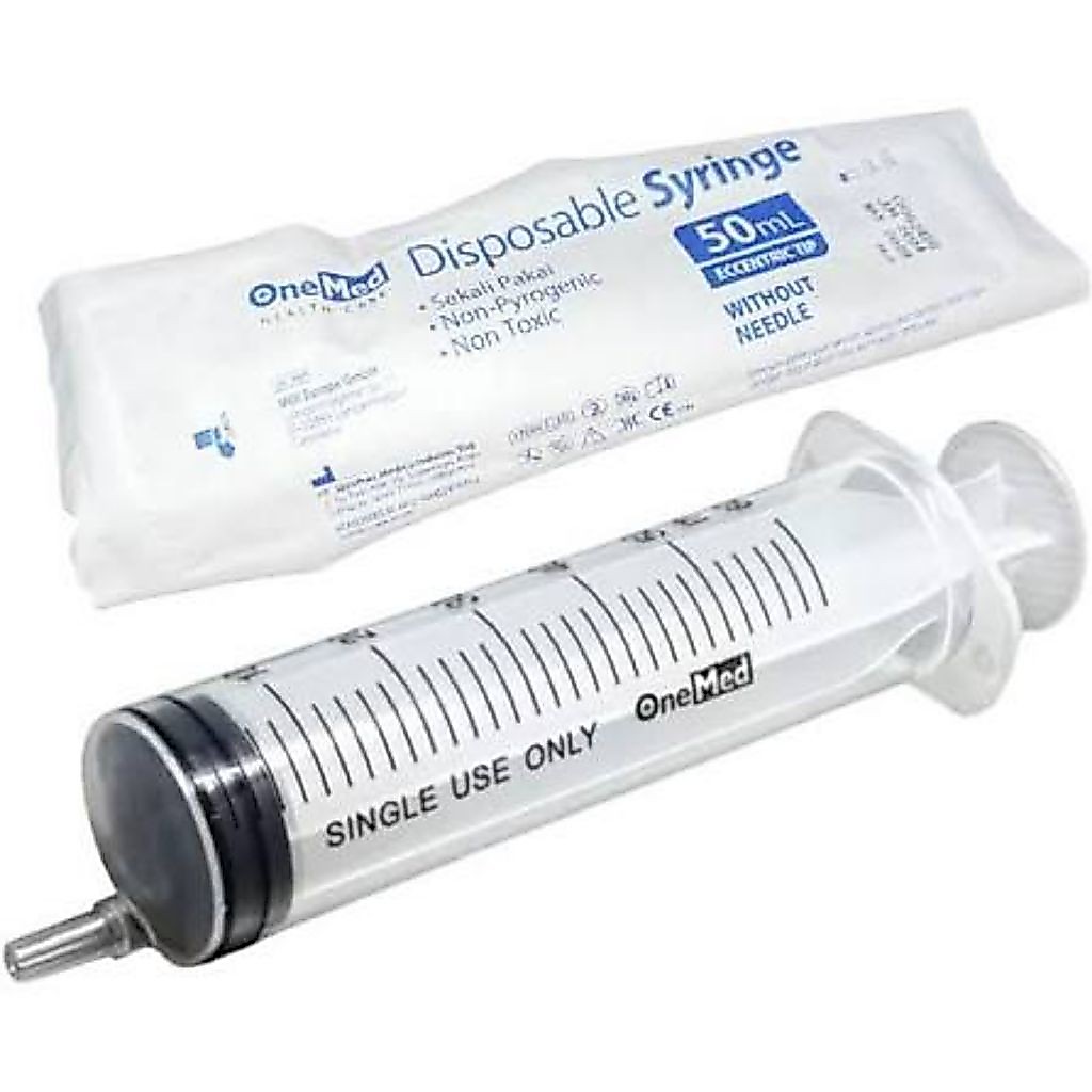 One Med Spuit 50ml/Alat Suntik 50cc/Suntikan 50ml/Spuit 50cc/Syringe 50ml
