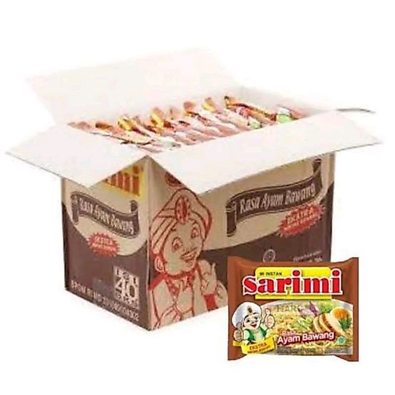 Sarimi 1 dus / Mie Sarimi Ayam bawang 1 dus isi 40 - Mamaina