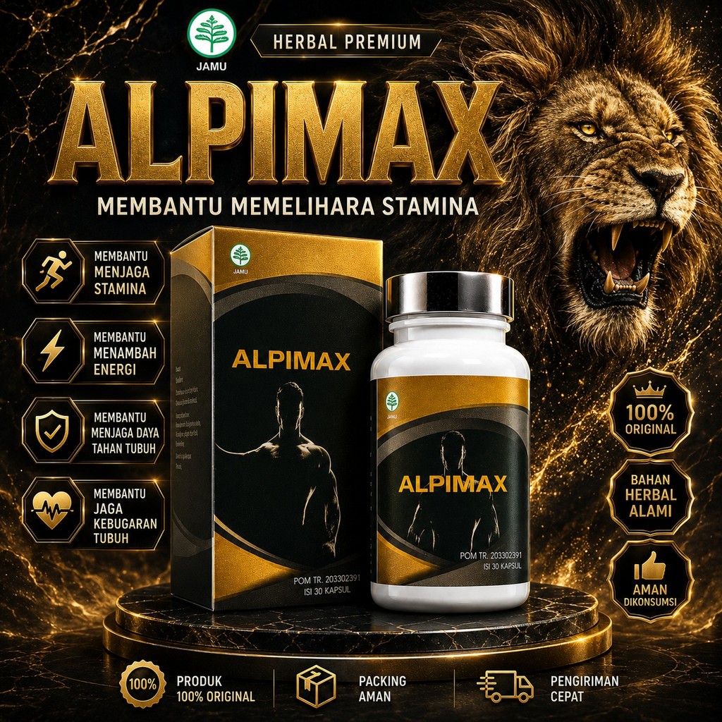 ALPIMAX Capsule Suplemen Kesehatan Bantu Jaga Kesehatan & Stamina Tubuh